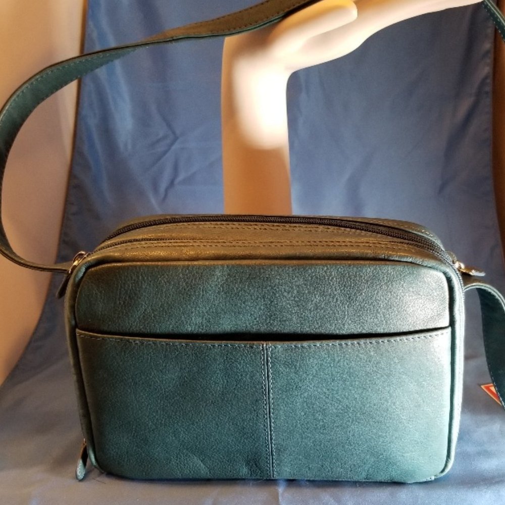 ILI Compartment Bag Genuine Leather Brand New